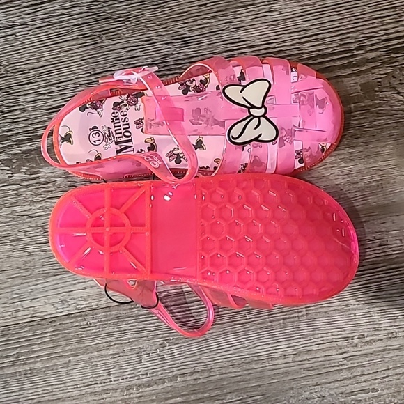 Disney Minnie Mouse Bow Closed Toe Sandals Size 13 - Picture 5 of 5